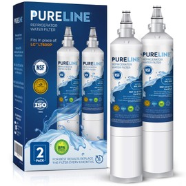 PureLine Replacement for LG lt600p refrigerator water filter, Compatible with Kenmore 9990, LG LT600P, KENMORECLEAR 46-9990, WFC2001, 5231JA2006A-S, Refrigerator Water Filter