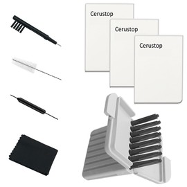 Hearing Aid Wax Guards (1.3mm) Replacement Wax Filters for Phonak, Unitron, Resound, Beltone, Widex Hearing Aids with Cleaning Brush Tools and Carry Case-24filters