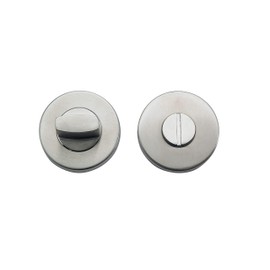 Bricard Tempo Pair of Stainless Steel Rosettes for Front Door, 667026