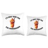 Mangonada Mango Chamoy Mexican Candy Comida Mexicana Mexico Throw Pillow