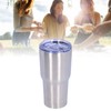 2‑Layer 30oz Vacuum Cup with Lid Reusable Stainless Steel Insulation