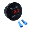 DMWD 1Pc Car Voltage Gauge 12V 24V LED Display Voltmeter