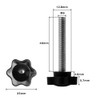 SPEEDWOX Knob Screws, M6 x 40, 6 Pieces, Yawata Screw,