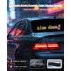 Devil Eyes Light 2-Pack, 14.7"x3.7" Ojos LED para carros, Programmable