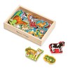 Melissa & Doug Wooden Animal Magnets Set (20 Pieces) –