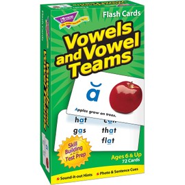 TREND enterprises, Inc. Vowels & Vowel Teams Skill Drill Flash Cards