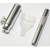 HEADNMORE® Snuff Set #25 HM5 Dispenser Silver + Funnel +