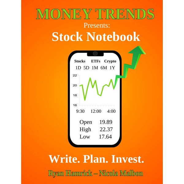 MONEY TRENDS Presents: Stock Notebook: Write. Plan. Invest.
