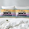 Camper Bedding Set for Boys Happy Camping Duvet Cover 2-Piece