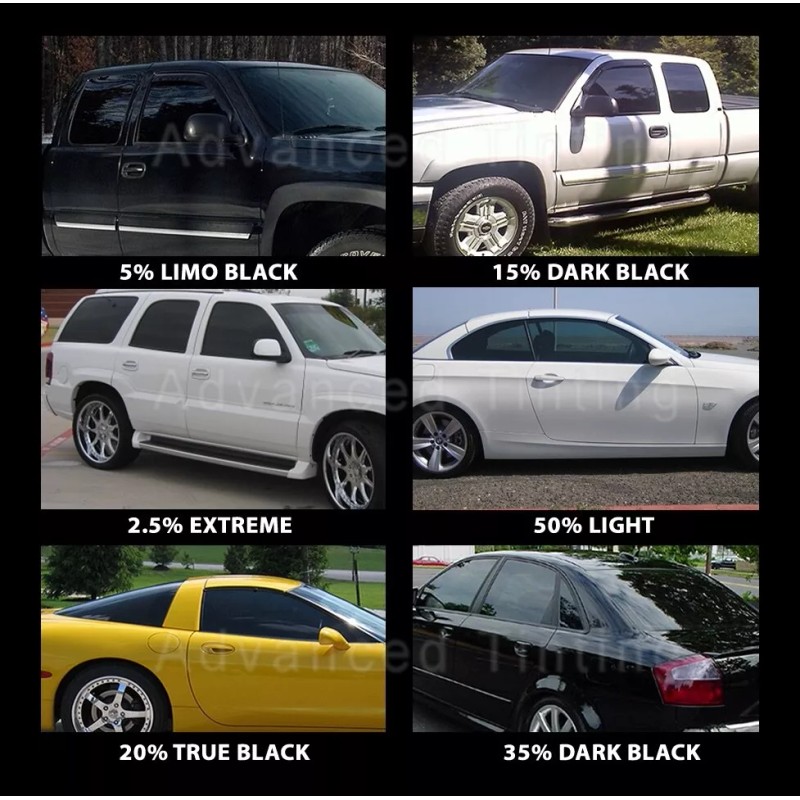 Precision Window Films Nano Carbon Window Film Any Tint Shade