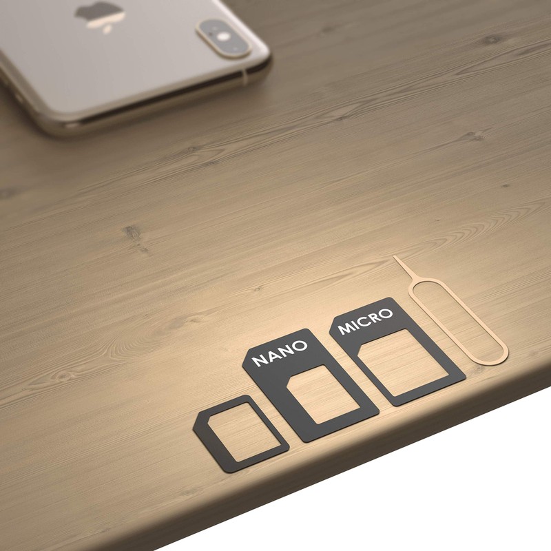 innoGadgets® Nano SIM Adapter Set, Complete Adapter Set for Nano