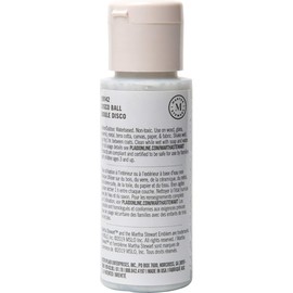 Martha Stewart Crafts Family Friendly Multi-Surface Confetti Glitter Acrylic Craft Paint, Disco Ball