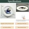 Skyblaze Astronaut Light Fixture, Round Ceiling Fixture for Kids Room,
