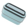 Double Layer Bento Box 316 Stainless Steel Compartment Portable Lunch