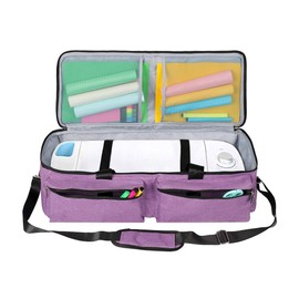 YELAIYEHAO Carrying Bag Compatible with Cricut Explore Air and Maker, Waterproof Tote Bag Compatible with Cricut Explore Air and Supplies (Purple, 2 Pieces)