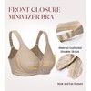 Curyon Minimizer Bras for Women Front Closure Back Support Full