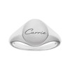 Silpada 'Sentiments' Signet Band Ring in Sterling Silver, Size 8