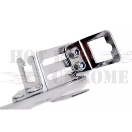 Hot Rod Chrome Chrome Adjustable Throttle Cable Bracket Holley Carburetors Auto Transmission