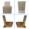 Mini Cardboard Chair - 11.8" Deep Seat, DIY Decoratable, Tool-Free