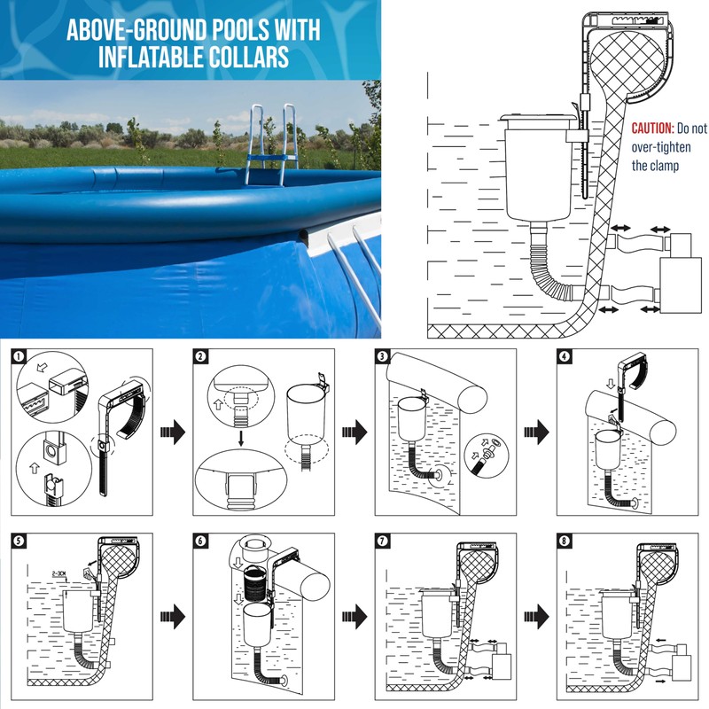 U.S. Pool Supply Pool Skimmer - Above Ground Pool Skimmer,