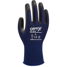 Weed OPTY OP-1810 Touch Panel Compatible Work Gloves, Ultra Thin, 18 Gauge Backless Urethane, Small
