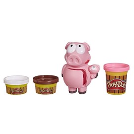 Play-Doh Animal Crew Kleine Schweinchen Mini Spielset Bauernhof-Spielset für Kinder ab 3 Jahren mit 3 Farben
