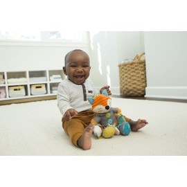 Infantino 316311 Fox, sensory, baby activity toy, multicoloured