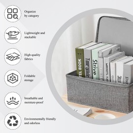 Rbleote Lockable Box, Box with Lock, Lockable Box, Foldable Design, Reinforced Handle, Ideal for Storing Clothes and Toys (30 x 20 x 14 cm)