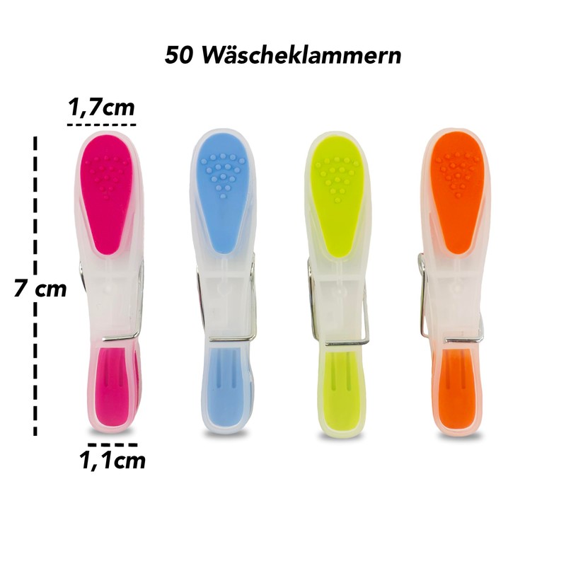 Sohfa Clothes Pegs with Bag, Peg Bag with Set of