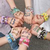 Frgofl 6Pcs Surfer Heishi Friendship Bracelets Set Stackable Stretch Clay