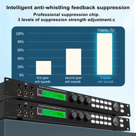 Depusheng X5 Digital Mixer Reverberator Microphone KTV Karaoke Audio Processor