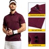 MIER Polo Shirts for Men Quick Dry Golf Polo Dry