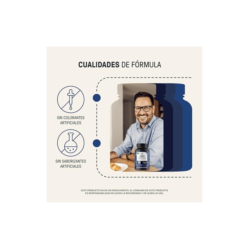 LIFE 360+ Men Blend Multivitaminico para Hombre | 180 cápsulas