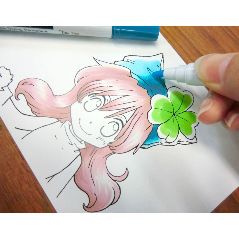 Derita alcohol marker Neopiko color basic 6A set