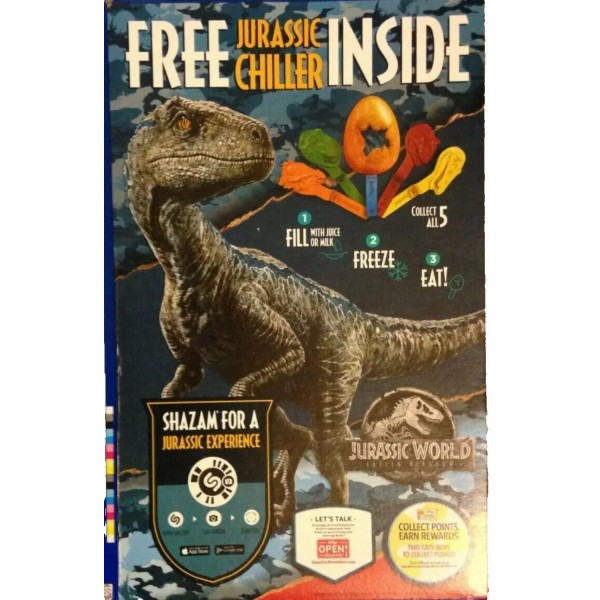 Kellogg's 2018 Jurassic World Fallen Kingdom Jurassic Chillers - Complete