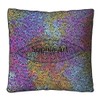 Sophia Art Indian Multi Elephant Mandala Floor Pillow Square Ottoman