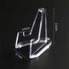 Mikankawa 30 Pcs Mini Acrylic Display Stand Badge Coin Commemorative