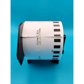 BETCKEY DK-2205 Continuous Label for Brother QL Printers (2.4 in x 100 ft) B&W, DK2205