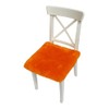 Hollert Lambskin Seat Cushion, 40 x 40 cm, Orange Chair