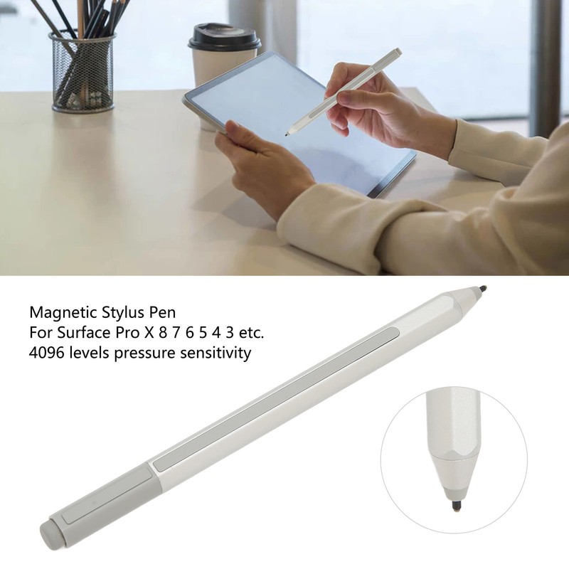 Magnetic Stylus Pen 4096 Levels Pressure Sensitivity Accurate Capacitive Tablet