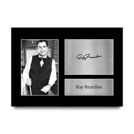 HWC Trading A4 Ray Reardon Snooker Gifts Printed Signed Autograph Picture for WST Memorabilia Fans