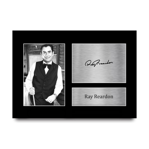 HWC Trading A4 Ray Reardon Snooker Gifts Printed Signed Autograph