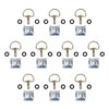 Oldbones Motorcycle Quick Release Race Fasteners 1/4 Turn 17mm D-Ring