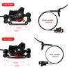 ZTZ MTB Hydraulic Disc Brake Set, Dual Piston Hydraulic Brake
