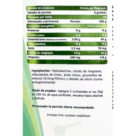 Citrato Magnesio 150 Sabor Limón Vidanat