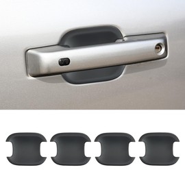 DLOVEG Exterior Door Handle Bowl Cover Compatible for Ford F150 2021 2022 2023 2024 Accessories for F-150 2021 2022 2023 2024 Door Handle Bowl Scratch Protector Carbon Fiber (Matte Black)