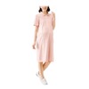 Nursley Maternity Active Dress, Stretch, Non-See-through, Lab Coat Nursing, white
