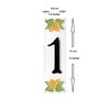 Italian Hand Painted Lemon Ceramic Tiles with the Option of