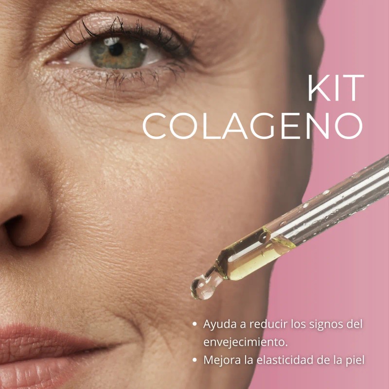 Serum Facial Kit Colageno Y Elastina Baba De Caracol Bena