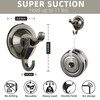 Suction Cup Hooks,5 Pack Reusable Suction Cup Hangers with Ultra-Thin